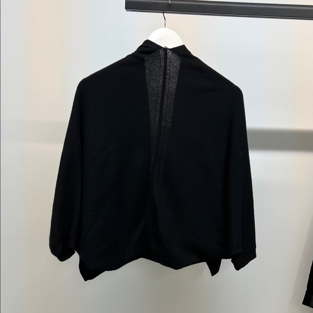 Vince Black Cashmere Open-Front Sweater - Picture 4 of 4